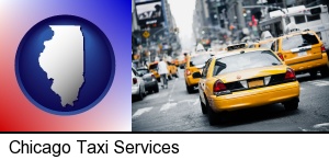Chicago, Illinois - New York City taxis