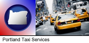 Portland, Oregon - New York City taxis